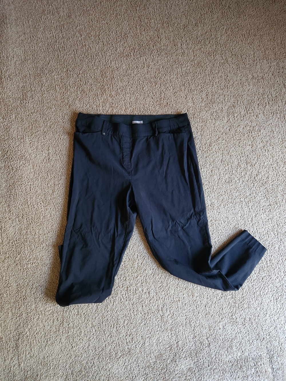 Black Pull On Dress Pants